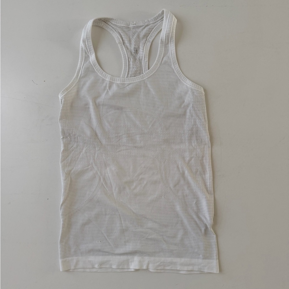 Lululemon Athletica White Tank Top
